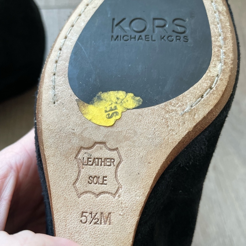 Kors Michael Kors Suede Wedges in Black Size 5.5 - Picture 6 of 8